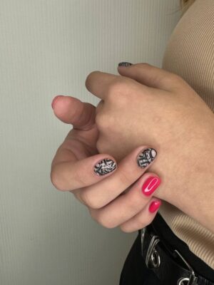 работа ученицы курса дизайн ногтей Мариуполь