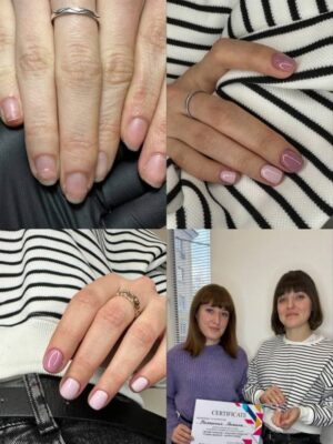 Результат ученицы, обучение маникюр Мариуполь ДНР